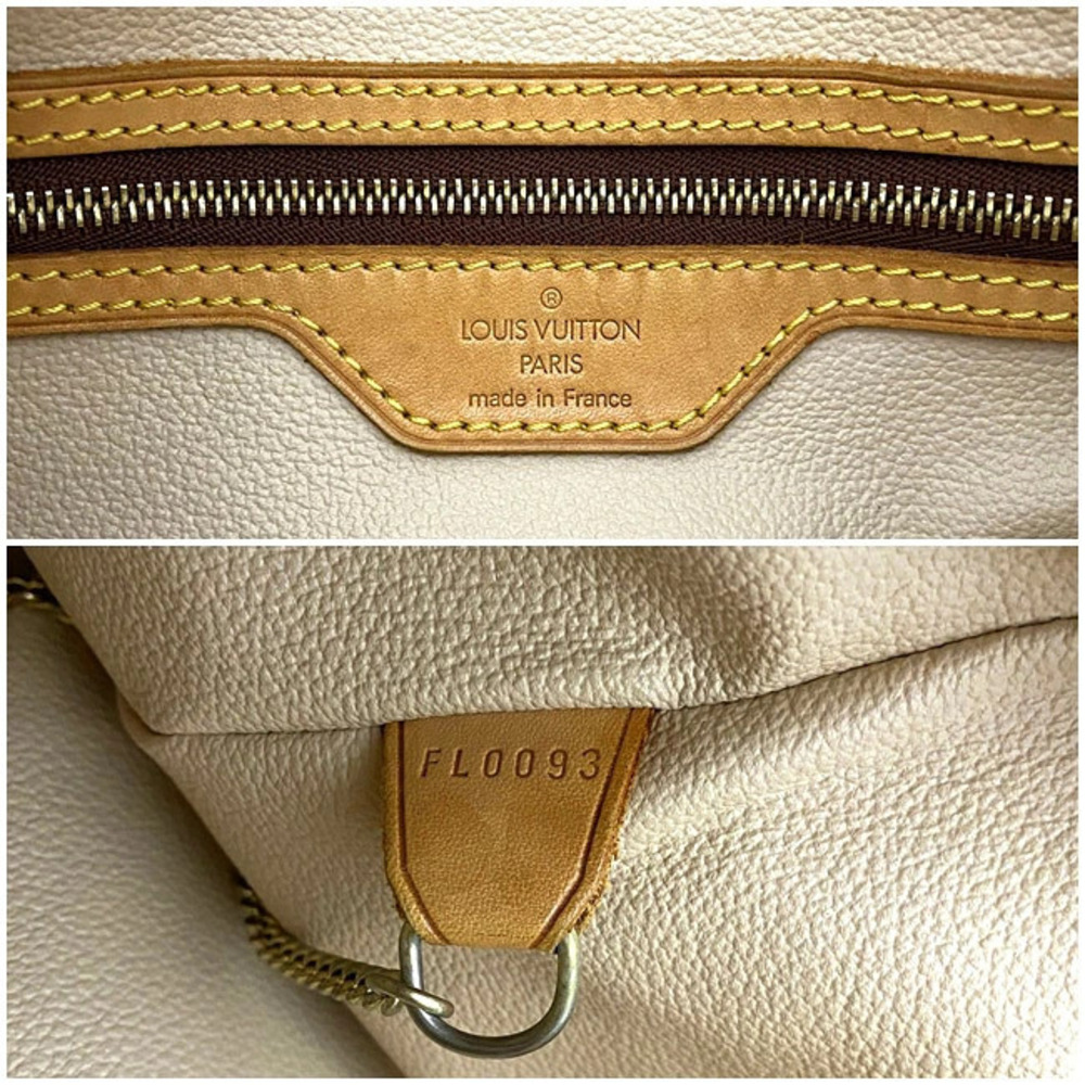 Louis Vuitton Brown Pattern Bag Beige Bucket All Handbag LV Tote over - Picture 10 of 10